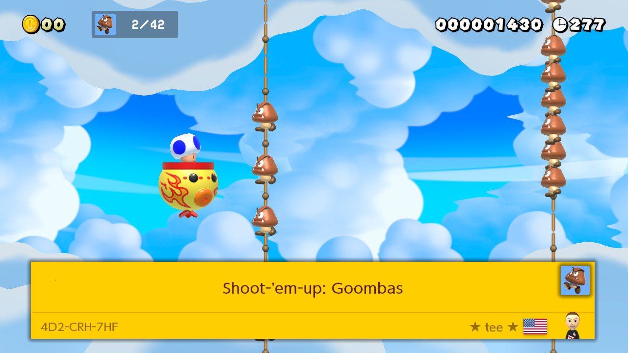 Shoot-'em-up: Goombas
