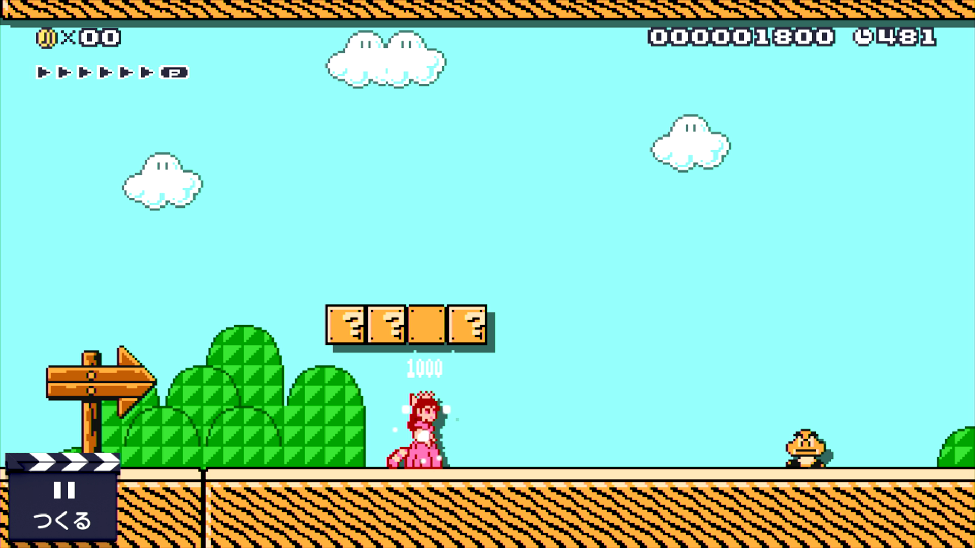Princess Peach Super Mario Maker