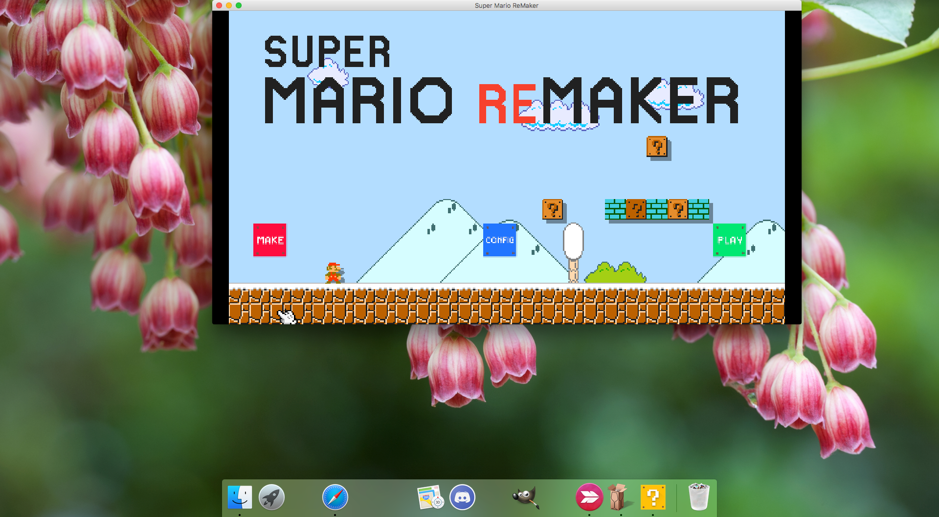Running Super Mario Remaker on Mac