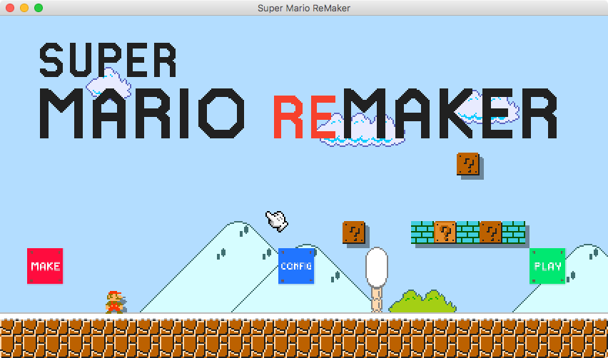 Running Super Mario Remaker on Mac